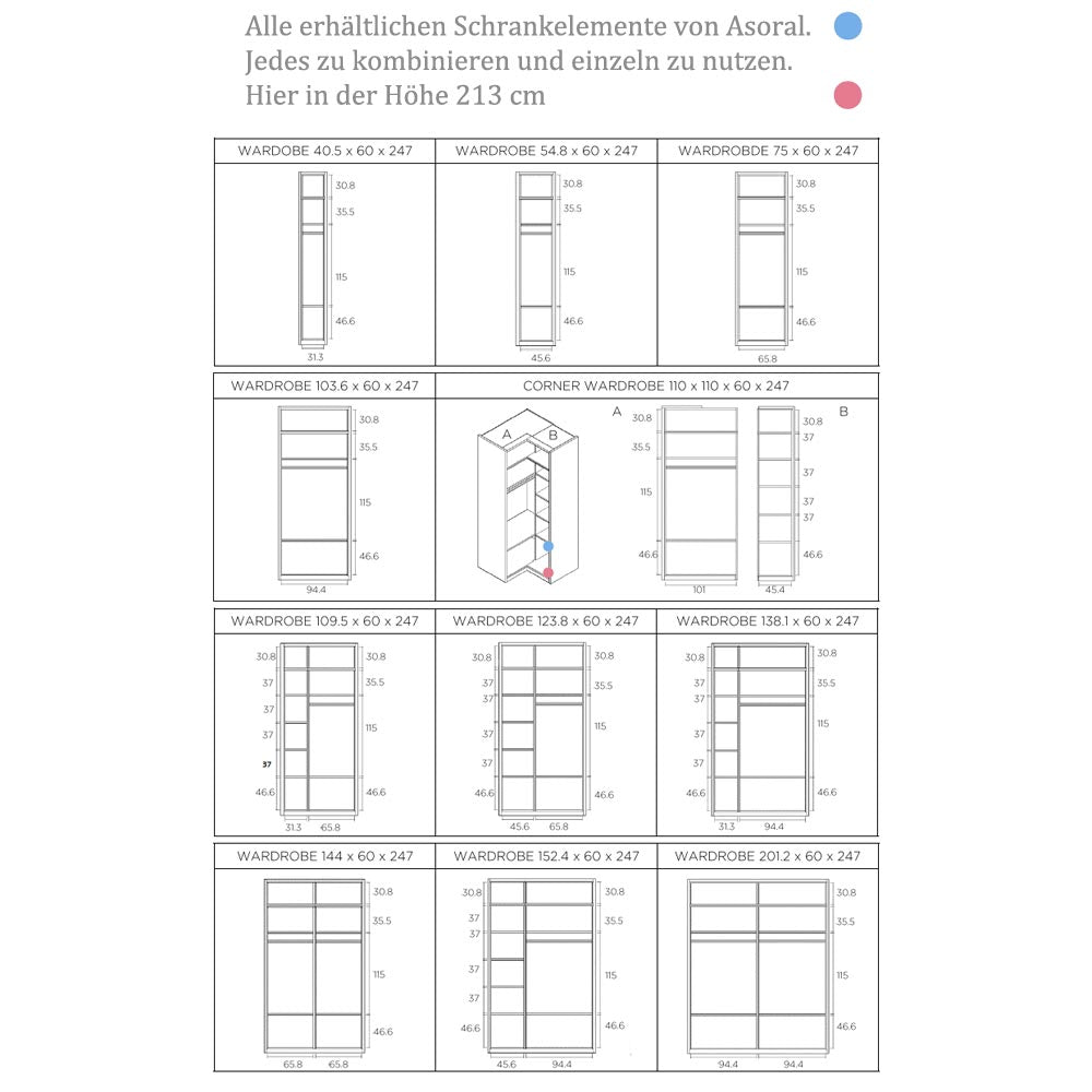 3- Türige Kleiderschränk