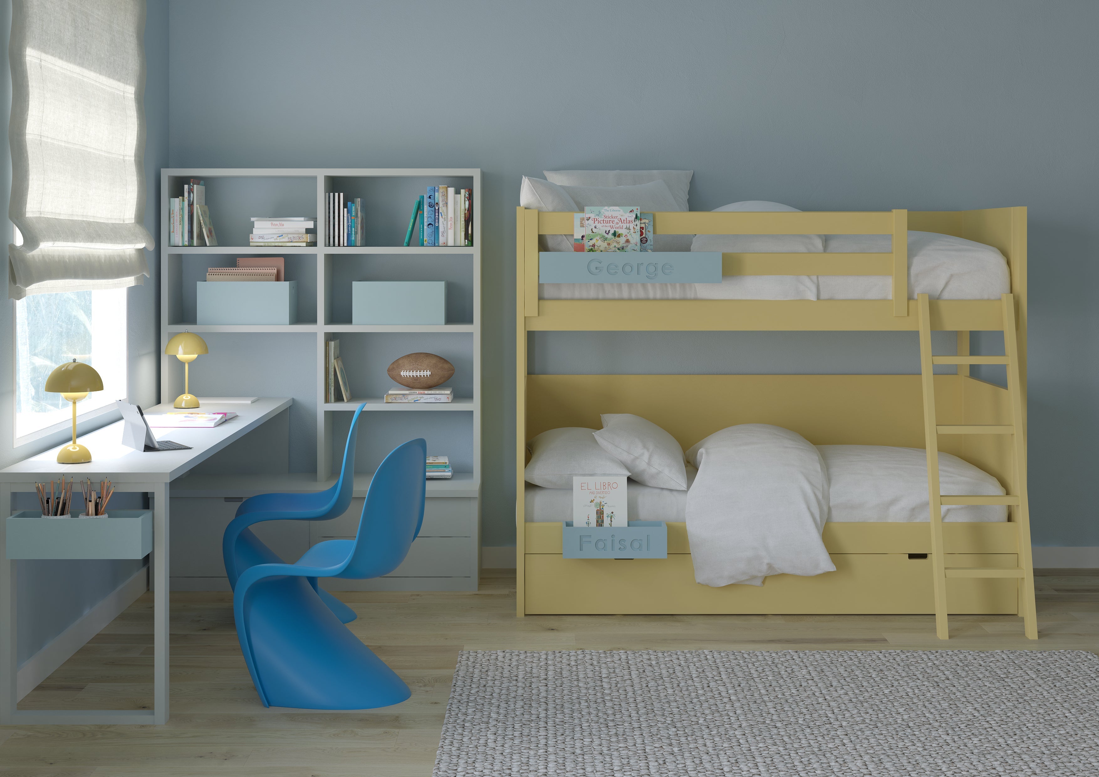 Etagenbett mit Leiter