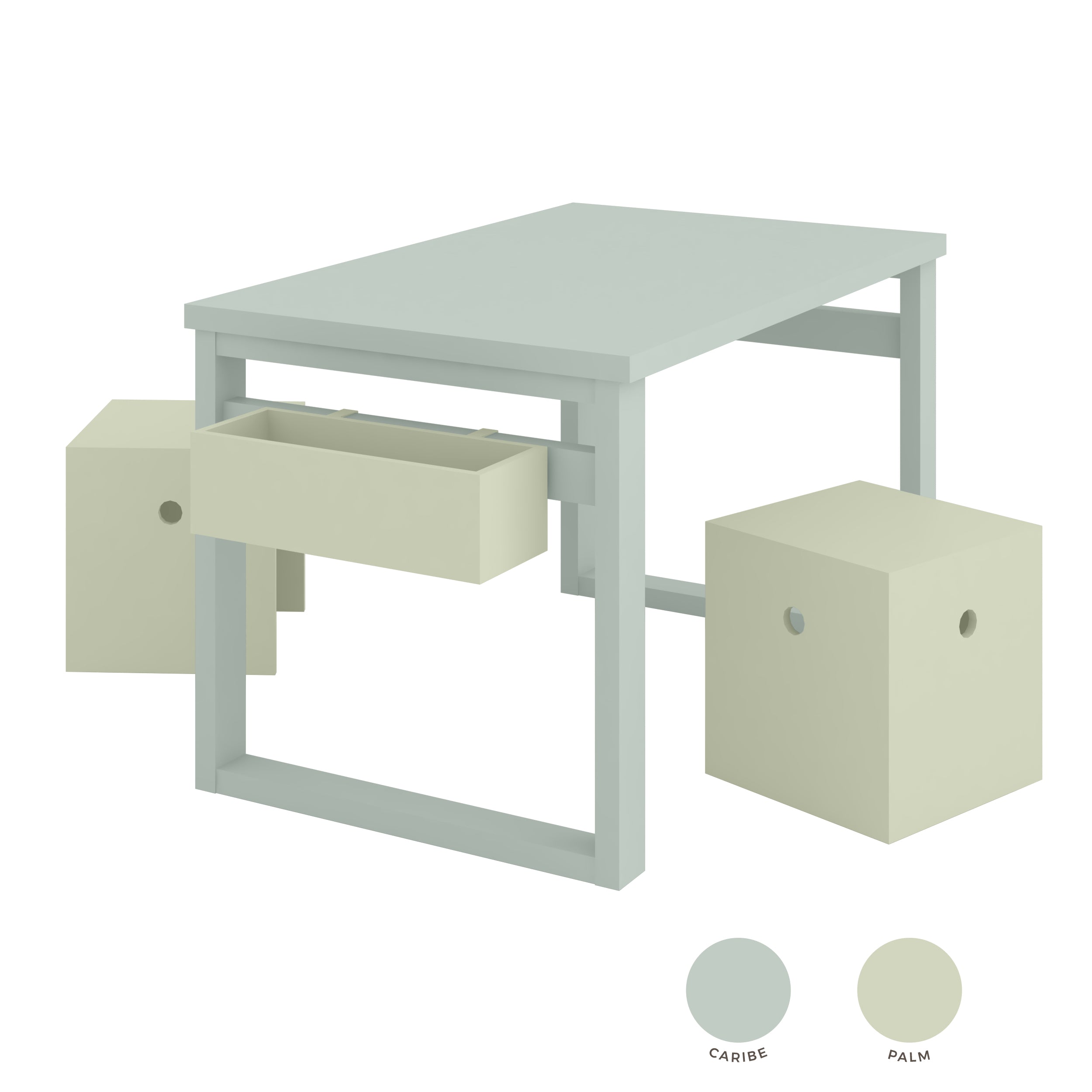 Sitzwürfel in Kinderform