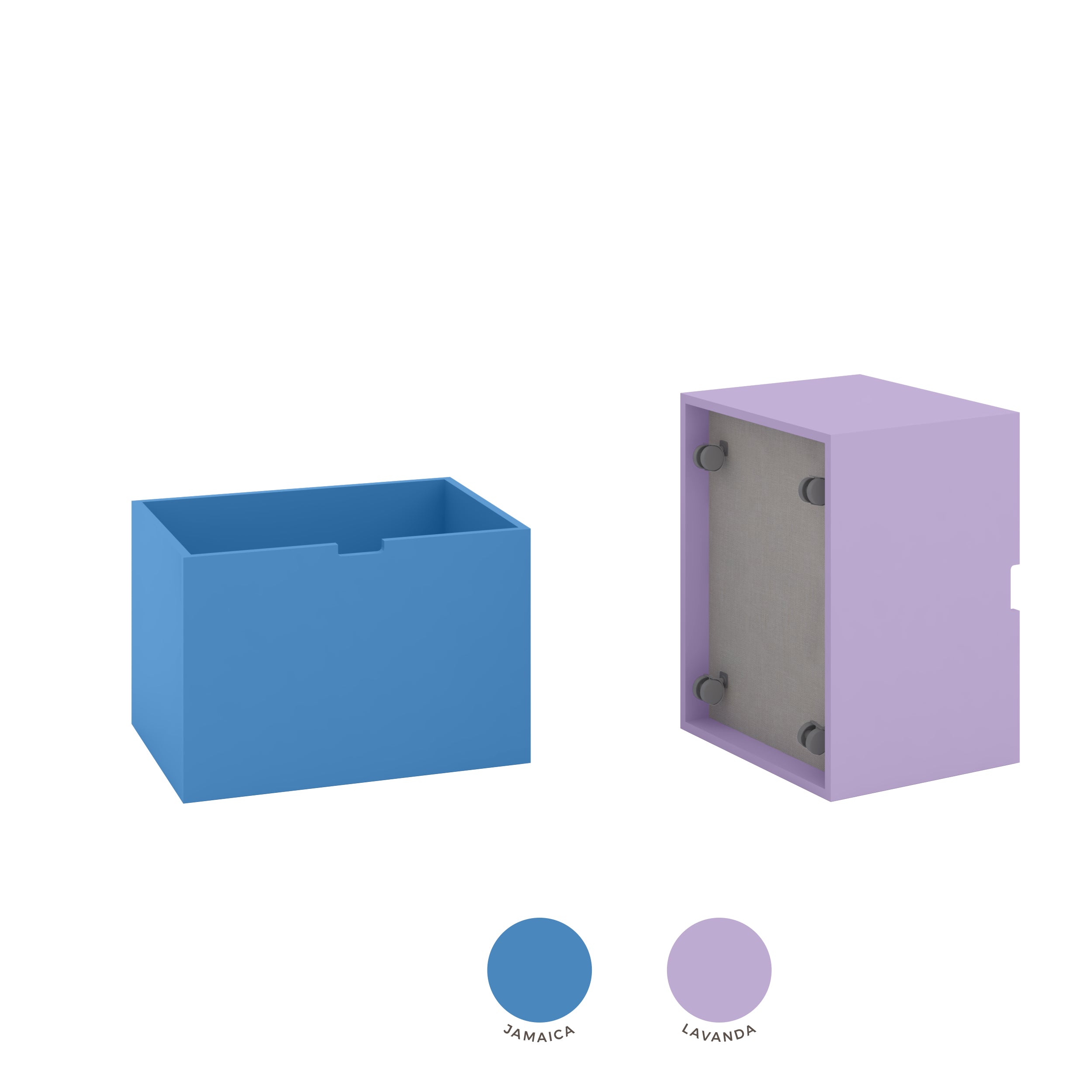 Spielzeugkiste auf Rädern