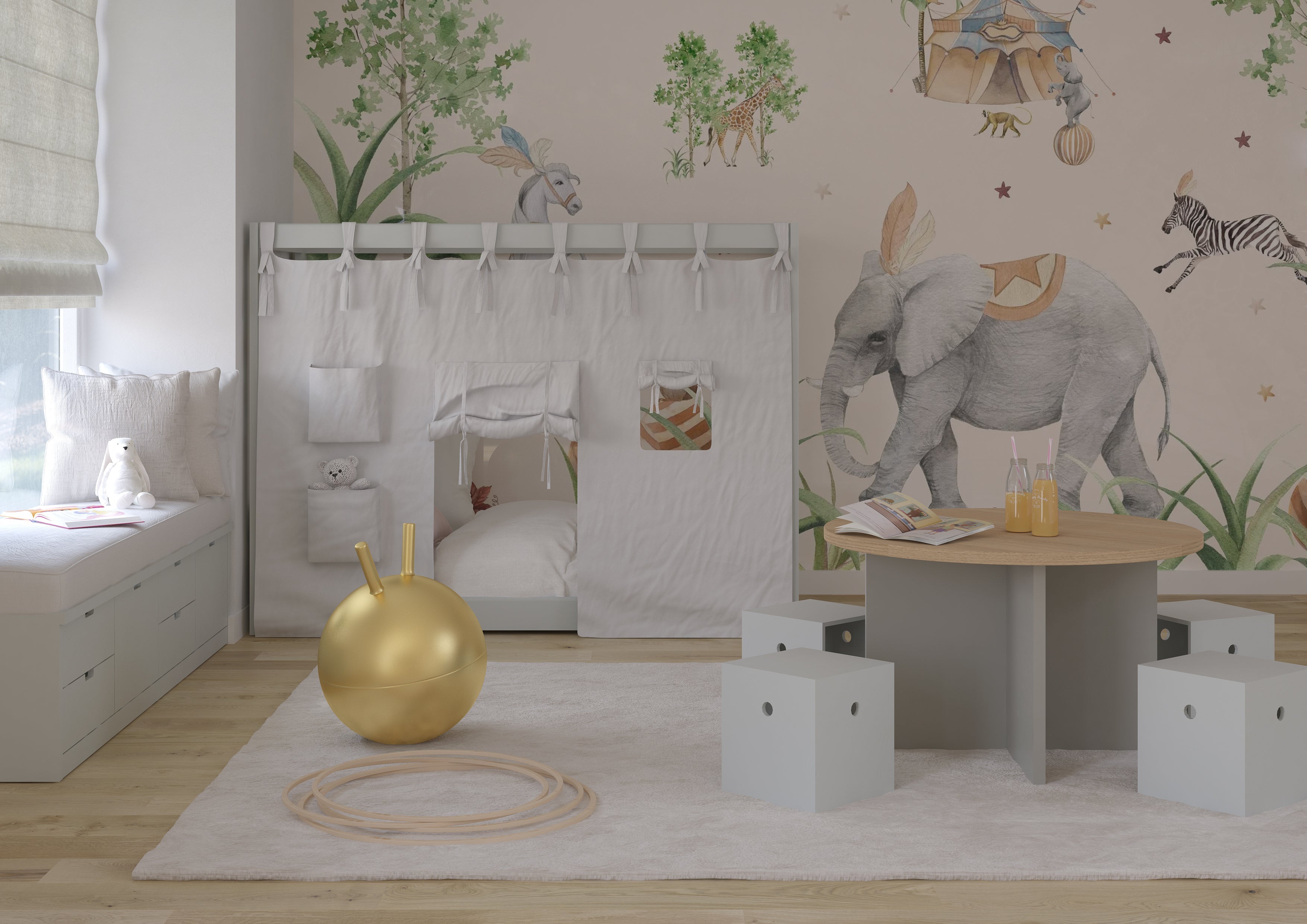 Sitzwürfel in Kinderform